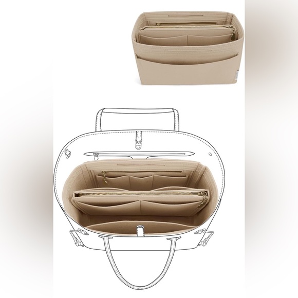 Lexsion Handbags - Insert Bag Organizer Bag In Bag For Handbag Purse Organizer Fits Speedy